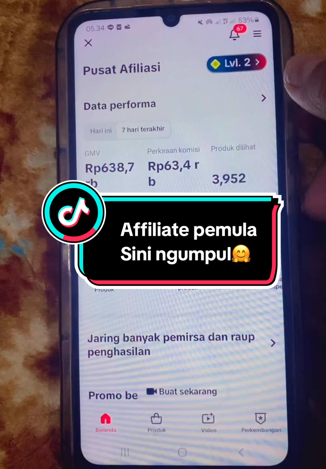 Affiliate pemula sini ngumpull yu🤗 #pemulatiktok #bismillahfyp #affiliatepemula🙏 
