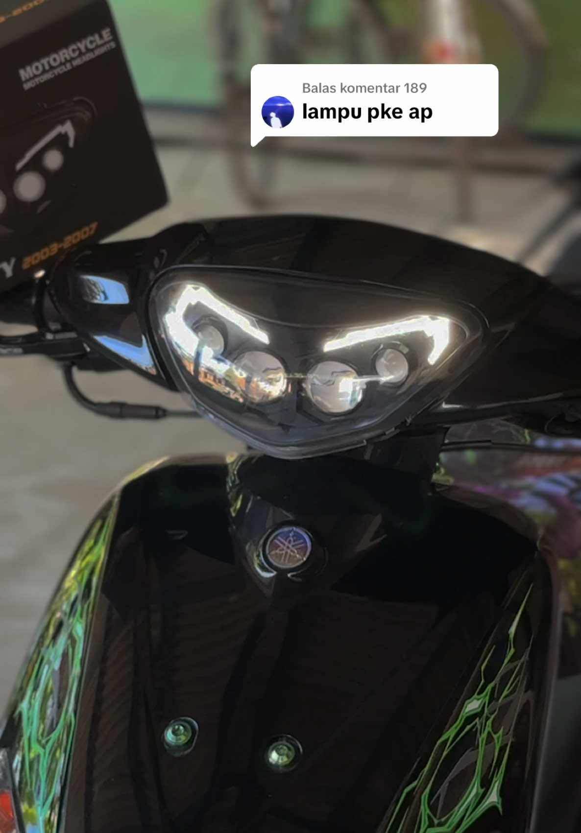 Membalas @189 bisa cek keranjang kuning langsung🤩 #racuntiktok #fyp #miosporty #5tlgank🚀 #lampuledmotor 
