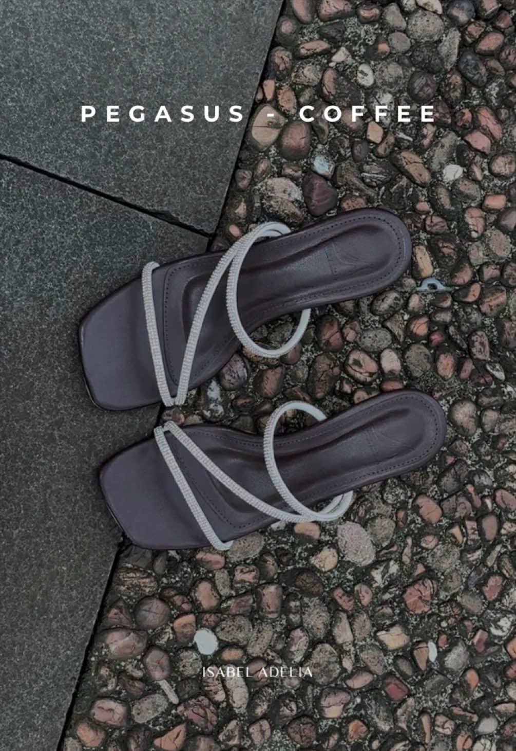 Strut bold in Pegasus — now brewing in Coffee. #isabeladelia #heels #sepatuwanita 