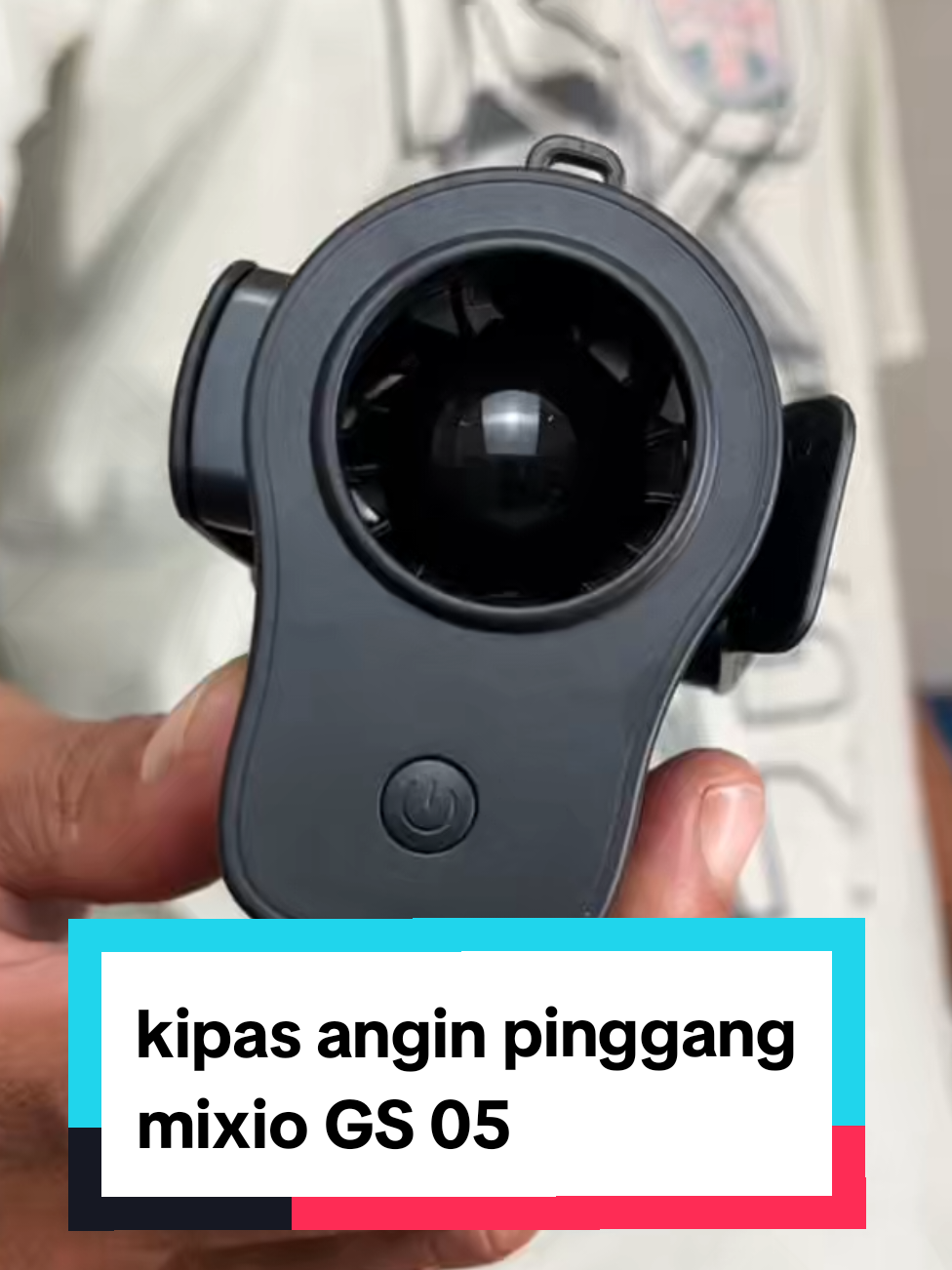 kipas angin pinggang turbo portable mixio GS 05, anginnya kenceng adem.  #mixiogs05 #kipasanginpinggang #kipasportable #kipasturbo #WIBGAJIAN