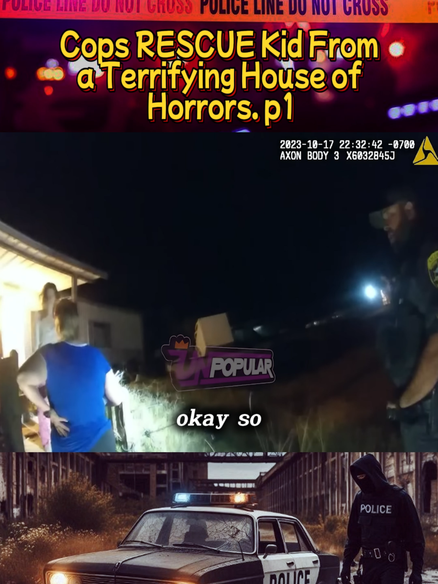 Cops RESCUE Kid From a Terrifying House of Horrors P1 #cops #copsoftiktok #police #policeoftiktok #bodycam #foryoupage