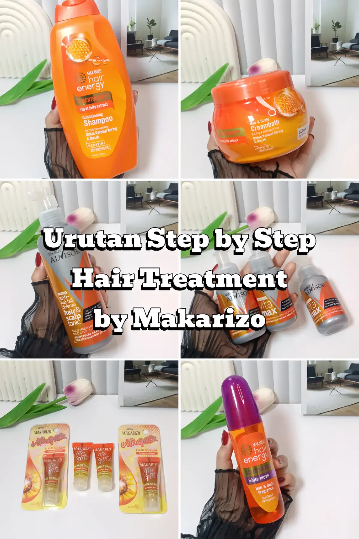 Jan lupa buang ikat rambutnya 🫢  #fyp #makarizo #haircareroutine #fypage 