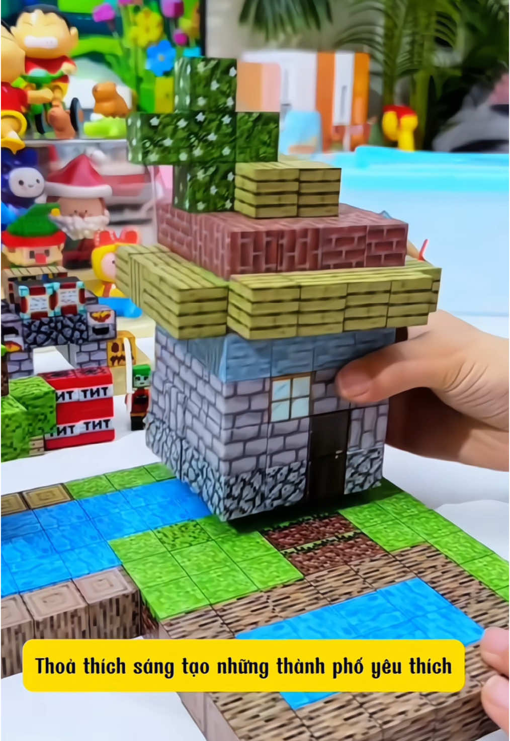 Đồ chơi cho tín đồ minecraft #Minecraft 