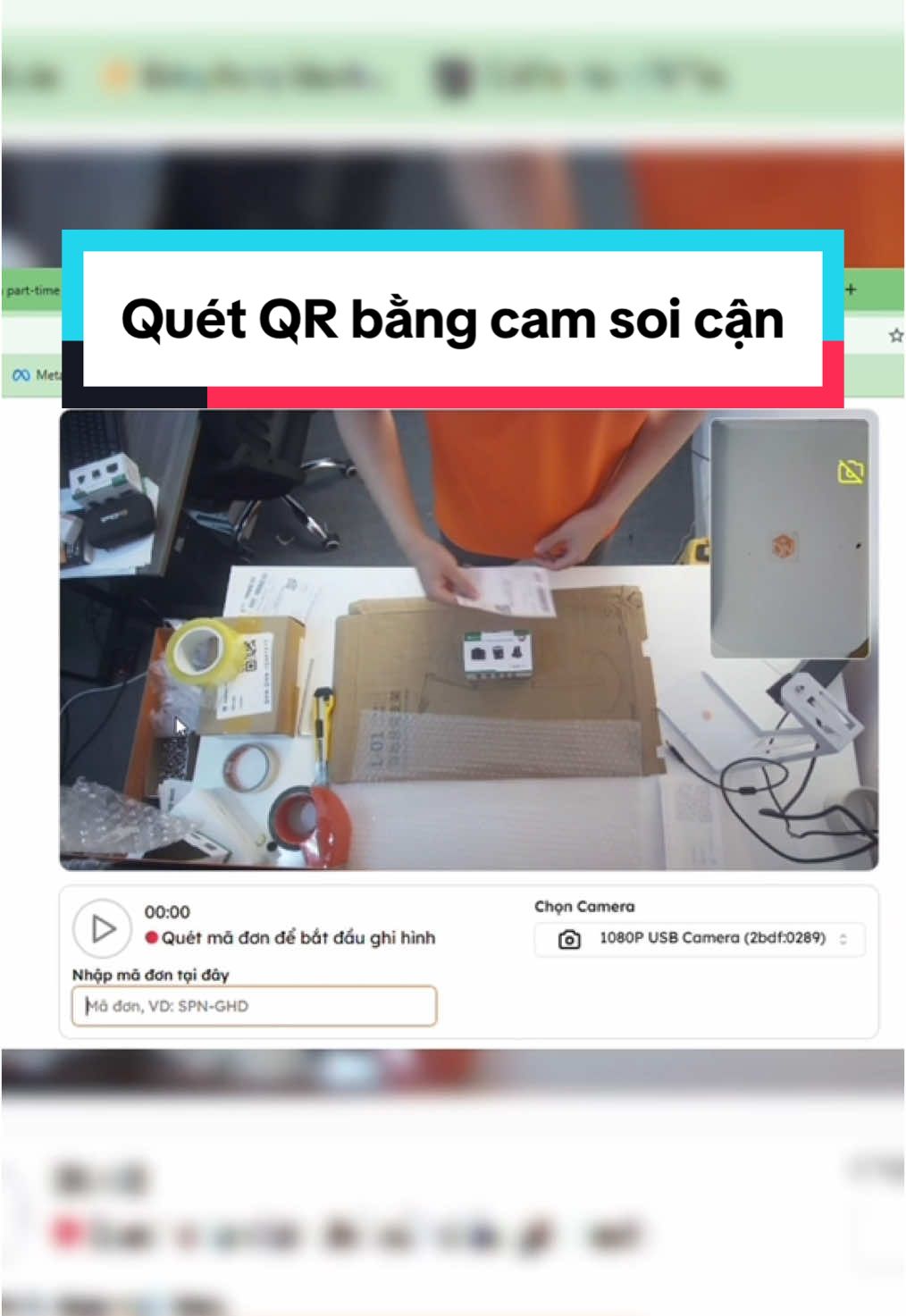 Nhiều anh chị hỏi bên em có tính năng quét QR bằng cam lúc quay video đóng hàng không thì em xin trả lời ạ #phanmemquayvideodonghang #quayvideodonghang #videodonghangshopee #videodonghangtiktok #khieunaitiktok #banhangtiktokshop #donghangshoppe 