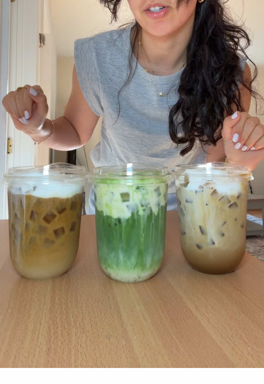 The best way to start my week 🥰 #coffeetok #matcha #matchatok @Mojo Matcha @TOSSWARE @Chobani @Breville 