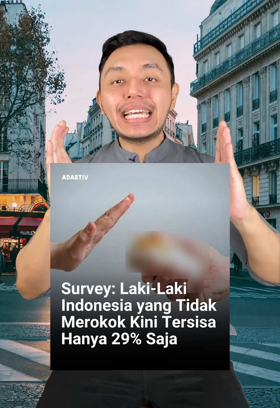Laki-laki Indonesia yang gak ngerokok tinggal DIKIT? Kok bisa?