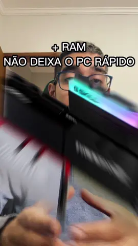 Mais memória RAM não vai deixar seu PC mais rápido #pcgamer #pc #techtok #informatica #tecnologia #techtokbrasil 