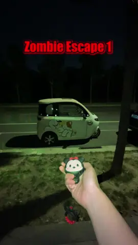 Zombie Escape 1 😱 #minicar #tricycle #campinglife #limousine #electriccar #Outdoor #fyp #camping #glamping #cozyspace #asmr 