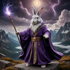 ร่ายคาถาขั้นเทพ     Jon Weth, the Guardian Rabbit,Guardian Rabbit Wizard #ภาพai #ภาพaiสร้างเอง #วอเปเปอร์เคลื่อนไหว #คลิปกวนๆ #คลิปตลกฮาๆ #วอเปเปอร์กวนๆ 