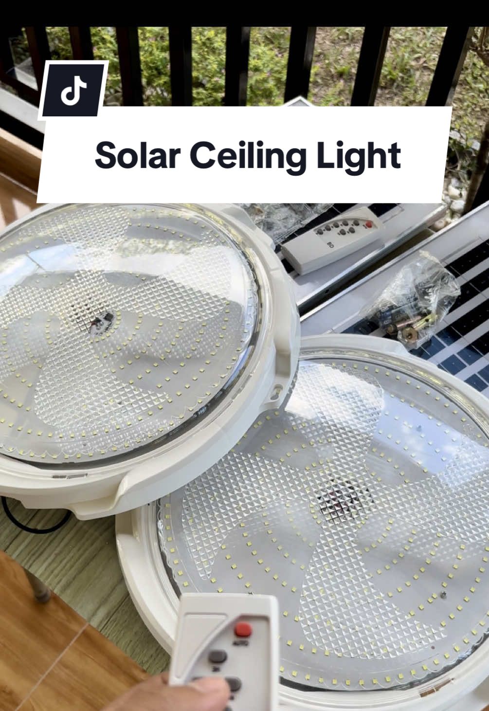 Buy 1 Take 1 Solar Ceiling Light #solarlight #solar #ceilinglight #solarpanel #tipidtips 