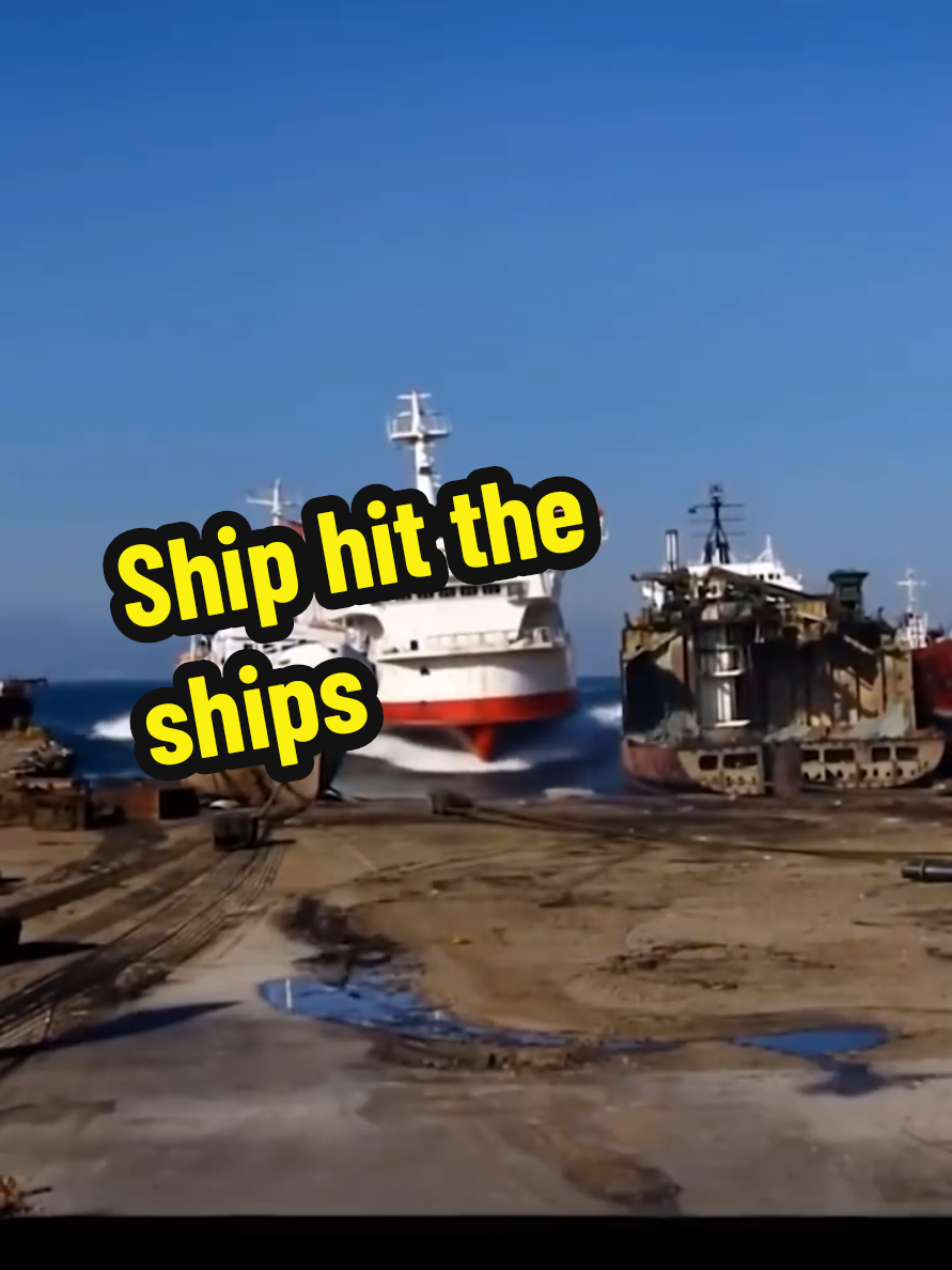 ship hit the ship .  .  .  .  .  #flood #universe #tik_tok #tiktoknews #ai #fyp #tiktok #ship #wewereliars 