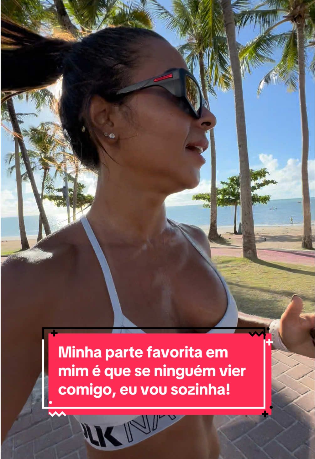 Eu sou minha melhor companhia 🙏🏼  #corrida #praia #tbt #maceio #alagoas #morena #linda #forypage #explore #fyp #bomdua 