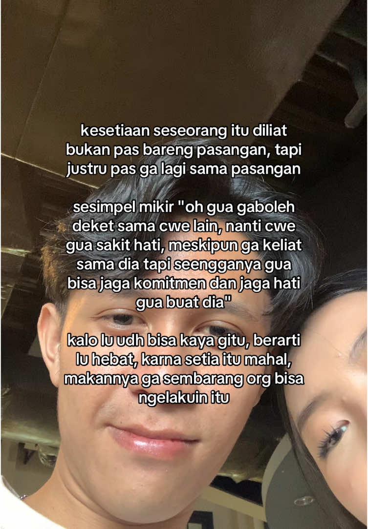 setia itu tanggung jawab masing
