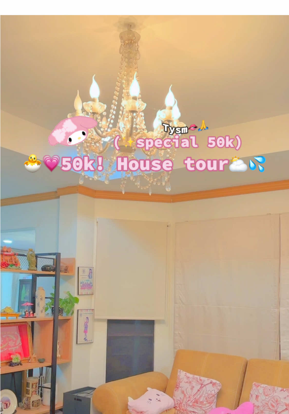 Omgg 50k already ahh😍💕#fyp #tiktokthailand🇹🇭 #aesthetic #Vlog #viral #housetour 
