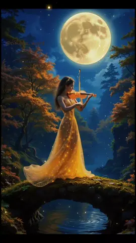 Under the moonlight, their violins tell a bedtime story for the stars.#UnderTheMoonlight #BedtimeStory #ViolinWhispers #MoonlightMelody #wallpaper #wallpapervideo #aiartwork #livewallpaper #fondoanimado #fondodepantalla 