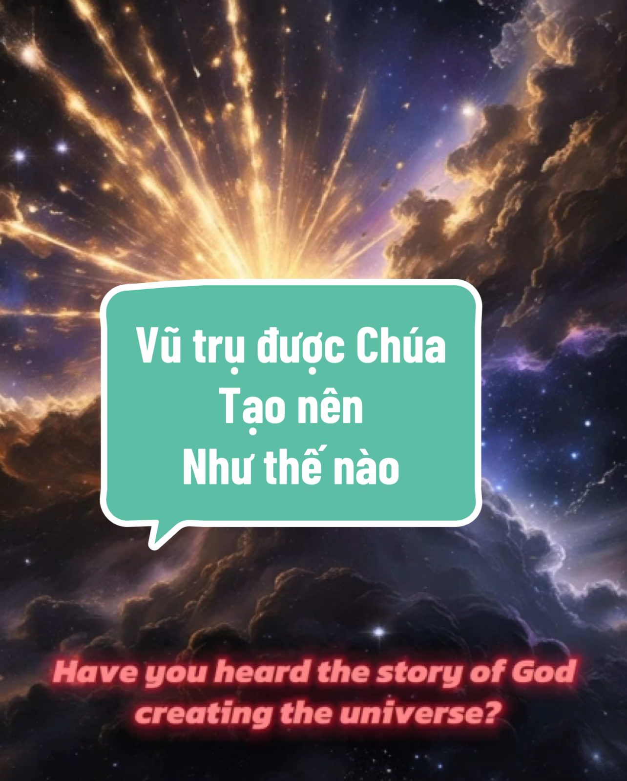 Vũ trụ được tạo ra như thế nào ?? #câuchuyệnkinhthánh 