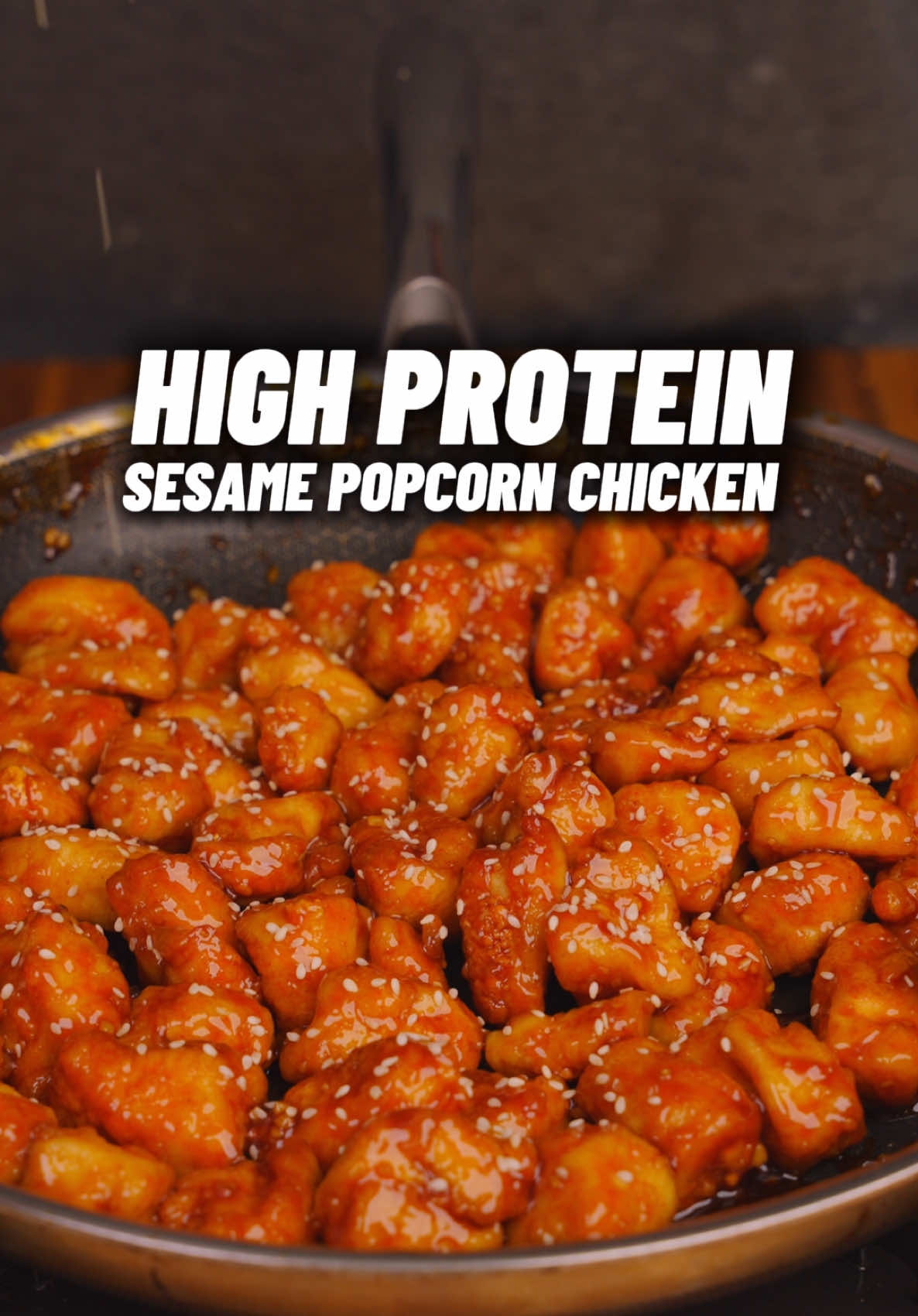 High Protein Crispy Sesame Popcorn Chicken! 🔥🍗🥡 #mealprep #highprotein #sesamepopcornchicken #sesamechicken #tastymealprep #easymealprep #lowcalorierecipes #gymfood #musclegain #fatloss #highproteinrecipes #panaceapalm #EasyRecipes ONLY 535 calories! Easy High Protein Meal😋 Checkout my High Protein Cookbooks with 100+ recipes just like this one! 👨🏽‍🍳📕 Serves 4: 🍽️🍽️🍽️🍽️ Calories & Macros 📊 Per Meal: 535 calories  52g P | 68g C | 6g F Popcorn Chicken - 800g chicken breast  - 2 tsp garlic powder - 1 tsp onion powder - 1 tsp white pepper - 1 tsp paprika - 1 egg white - 80g cornflour/cornstarch (add a little more if needed as not all will be used) - Cooking spray  (if your container isn’t big enough coat the chicken in batches to ensure an even coating) Airfry 200°C for 10-12 minutes Oven Bake 200°C for 18- 20 minutes  Crispy Potatoes  - 900g raw potatoes - 2 tsp garlic powder - 1 tsp onion powder - 1 tsp black pepper - Itsp cayenne - 2 tsp salt - Cooking spray Airfry 180°C for 20-25 minutes Oven Bake 200°C for 25-30 minutes  Sesame Glaze  - 60ml soy sauce - 150ml chicken stock - 15ml rice vinegar - 2 garlic cloves (minced) - 20ml sesame oil - 45g honey - 30g brown sugar alternative  - 1/2 tsp ginger - 2 tsp cornstarch Garnishes - Chopped green onions (green parts) - Sesame seeds Storage & Heating ♨️ - Store for up to 5 days in the fridge  - To reheat, add the contents of the prep to a pan and heat through or microwave for 3 minutes, optionally re-airfry to get crispy! Checkout my High Protein Cookbooks with 100+ recipes just like this one! 👨🏽‍🍳📕