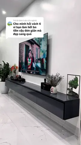 Trả lời @nglinh Đơn giản hiện đại nhỉ mn? #xuhuong #nhadep #giadungtienich #ketivi #homedecor #CapCut 