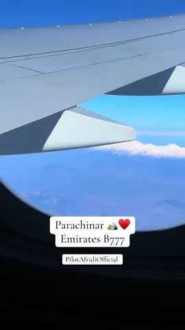 Parachinar♥️🗻 onboard EK 777 at FL360