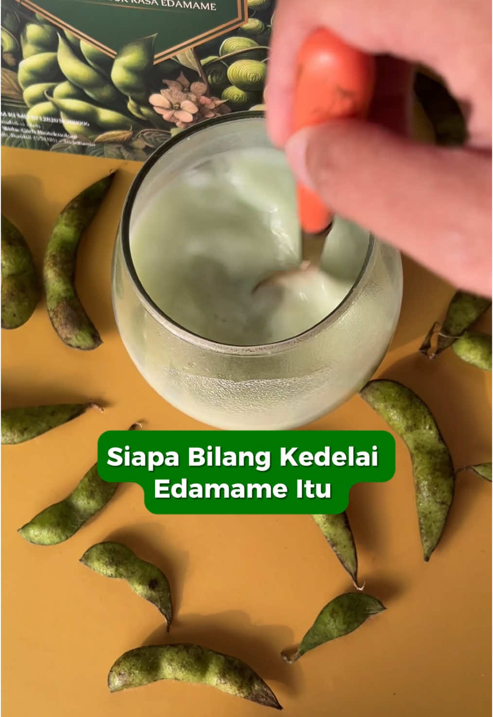 nggak cuma buat camila tapi bisa bermanfaat buat tubuh kalian loh 🥰💚 #ferswitedamame #edamame #susu 