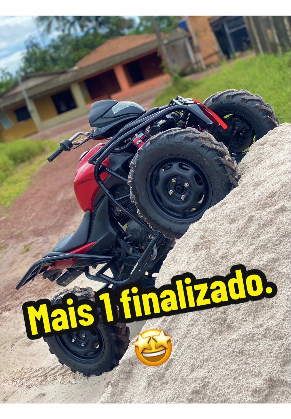 Mais um finalizado. #quadricilclo #quadriciclos #kartcross #cb300 