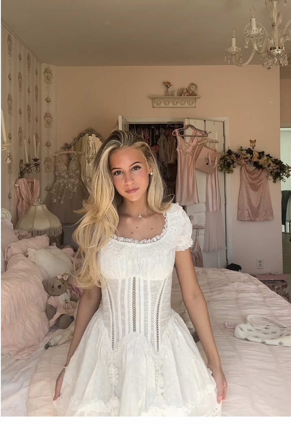 Victorian inspo🤍  Cutest babydoll dress from @LaceMade #dress #victorian 