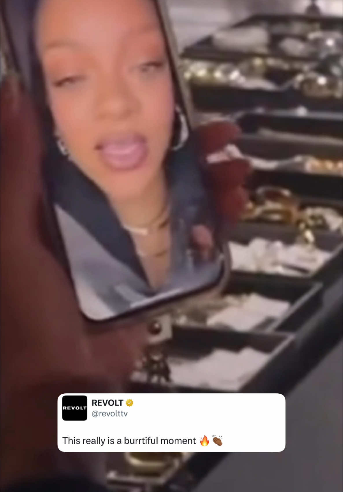 #Rihanna’s the true definition of a girl’s girl🙌🏾. She made sure #GloRilla felt like family during her Savage X Fenty shoot. This the energy we love to see. 🎥 @savagexfenty 