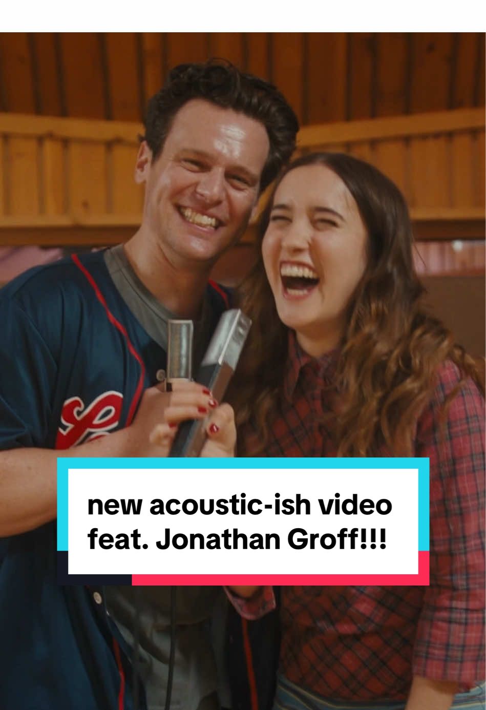 “MY FIRST REAL LOVE” (acoustic-ish) out now feat. Jonathan Groff!! This is a Lawrence rendition of a song Jonathan and Gracie sing in @justintimebway 💙 #justintimebway #jonathangroff #acoustic #livemusic #bobbydarin #conniefrancis 
