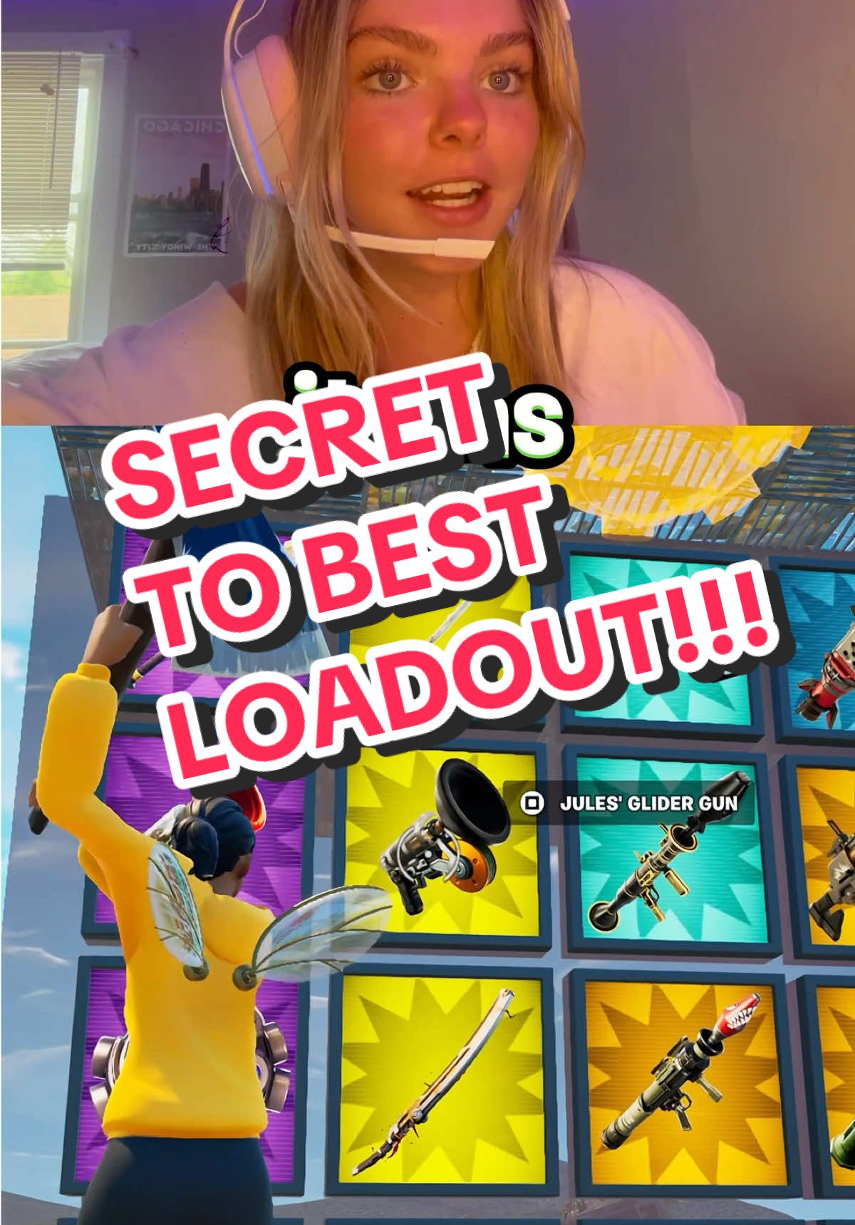 Best Loadout in 1v1 With Every Gun!! #fortnite #fortnitecreative #hivemaps 