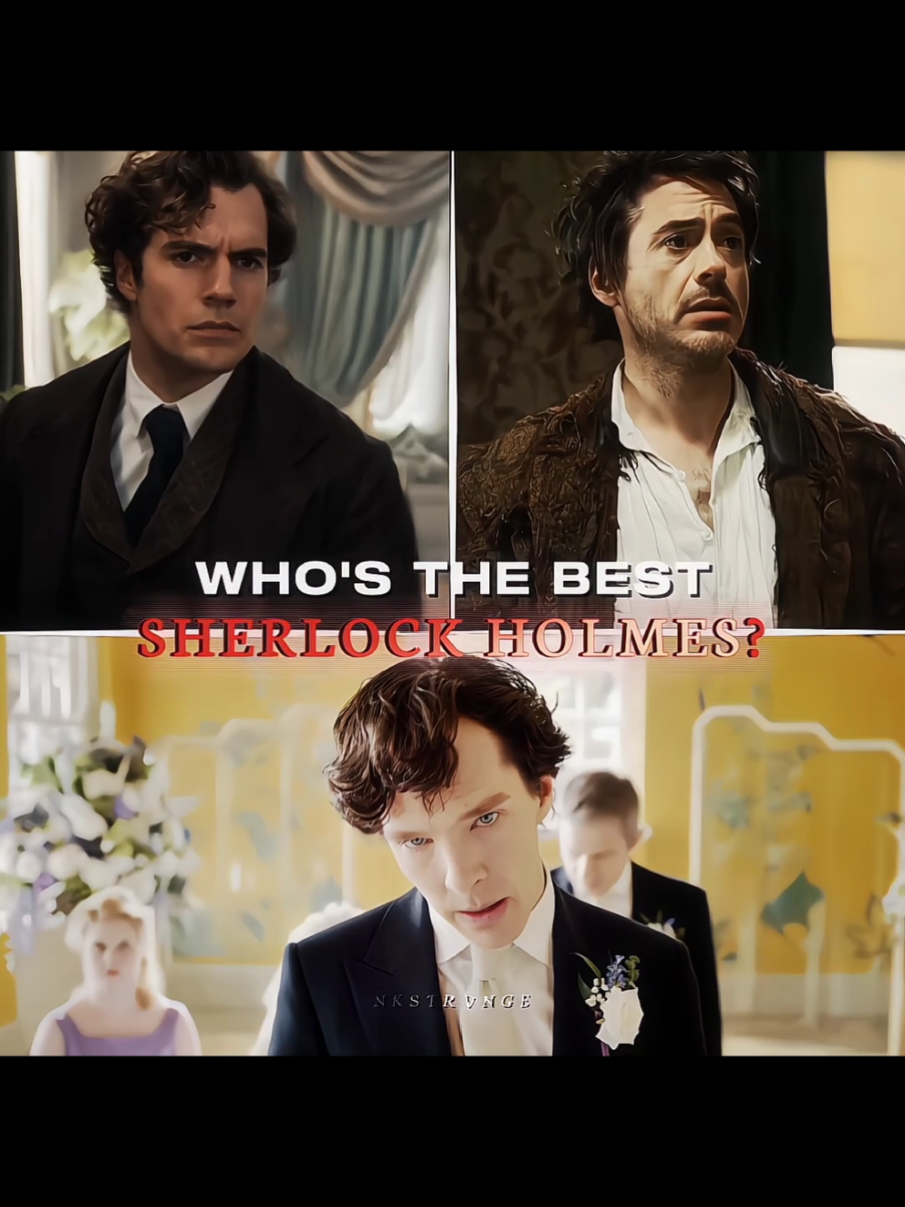 I'm ready for the comments🤺 • I finally finished this edit😮‍💨 ★ ib: @HOBO  • fake all / fake everything  [ #nkstrvnge #sherlock #holmes #sherlockholmes #bbcsherlock #henrycavill #enolaholmes #enola #enolaholmes2 #robertdowneyjr #fyp #carousel #whosthebest ]