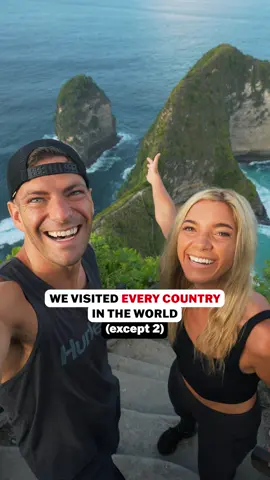 Share this video with someone who loves traveling! We are just two days away from our SECOND TO LAST COUNTRY on our trip to visit every country in the world!! There have been lots of ups and downs on our journey the past 8 years to visit all 50 states and now almost every country. So it's hard to believe we are this close to accomplishing a dream we weren't sure could ever happen! Sooo grateful for all the people we've met along the way who have been such a blessing to us, and for all of you following along with our trip! __________________________ Want to travel more? We got you! We're an American travel couple on a mission to visit every country. We have traveled full-time for 8 years. Follow for the best destinations to visit and tips to help you travel more! #travel #travelcouple #everycountry #adventuretravel #couplestravel #travelcouples #traveltips