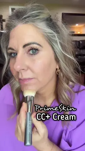 Stop 🛑 your scroll because you just found the perfect foundation for mature skin. PrimeSkin CC+ Cream from @PrimePrometics has a lightweight, yet buildable formula. The built in color correctors give great coverage without settling in fine lines and wrinkles. You can purchase at www.PrimePrometics.com and use code SUZYPRIME10  to save money  #cccream #foundation #matureskinmakeup #colorcorrector #primeprometics #matureskin #makeupover50 #makeuptips #makeup 