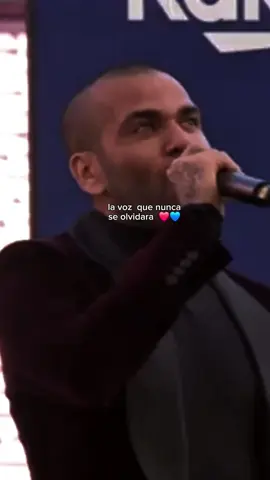 Dani alvez la voz que nunca se olvidara #barcelona #danialves 
