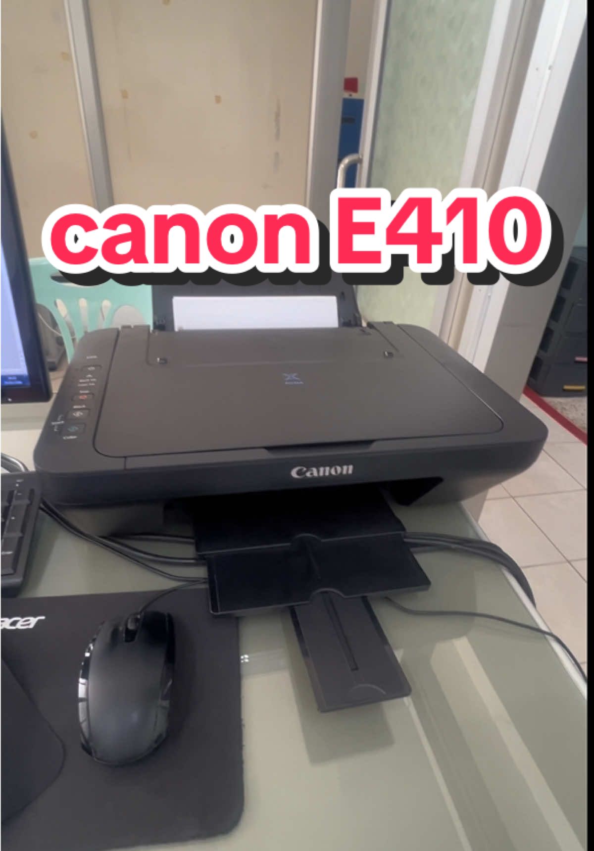 canon E410 #canon #ปริ้นเตอร์ #เครื่องปริ้นcanon #e410 #ปริ้นสีขาวดํา #ถ่ายเอกสาร #หัวพิมพ์เลเชอ 