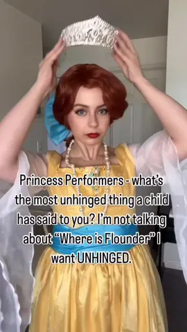 This one is doing great on the Gram - so I thought I’d bring it here too 🥰  What is the craziest thing a kid has ever said to you at a party?  #utah #utahprincess #utahprincessparties #utahprincessparty #princessparties #unhingedtok #unhinged #princess #partyprincess 