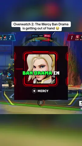 Mercy ban drama is getting out of hand in Overwatch 2 #overwatch2 #overwatchtiktok #overwatch #fypgaming #fypgaming🎮 