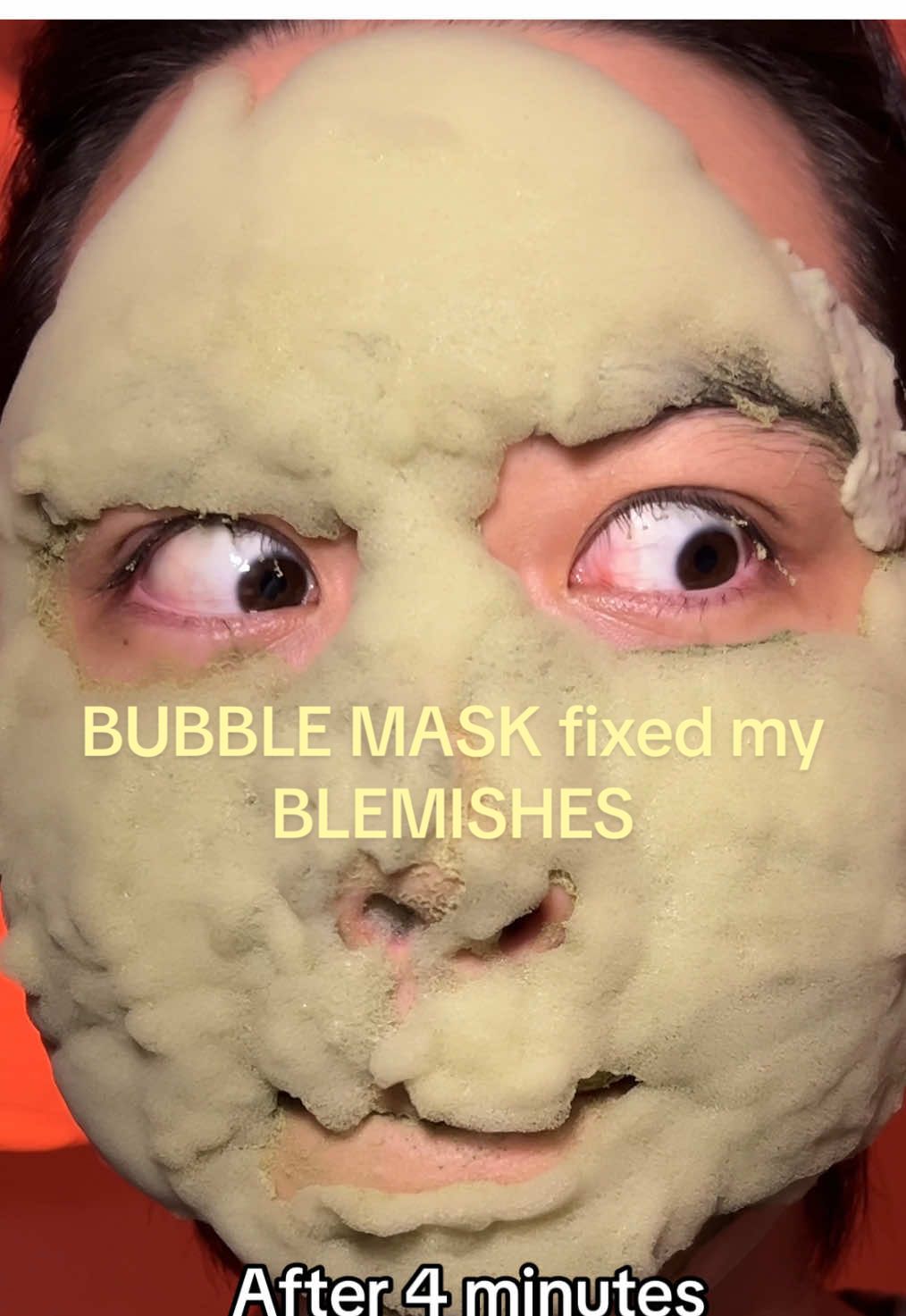 The bubble is so satisfying to touch😭😭 @P.CALM #pcalm #bubblemask #holybasil #holybasilbubbledeepmask #pcalmmask 