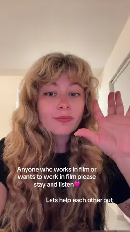 If anyone else feels like this or has any insight on what to do with this problem please let me know because she’s struggling. And also if you also work in film and want to connect please tell me! Lets work together🩷 #film #filmschool #indiefilmmaking #filmstudent #filmmakers