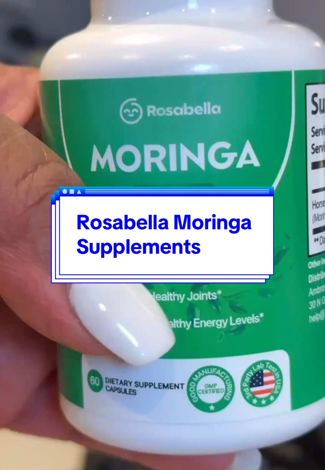 Glowing from the inside out. Taking care of yourself hits different. #RosabellaMoringa #WellnessJourney#disclaimer #rosabella #rosabellamoringa #moringabenefits #moringa #supplements 