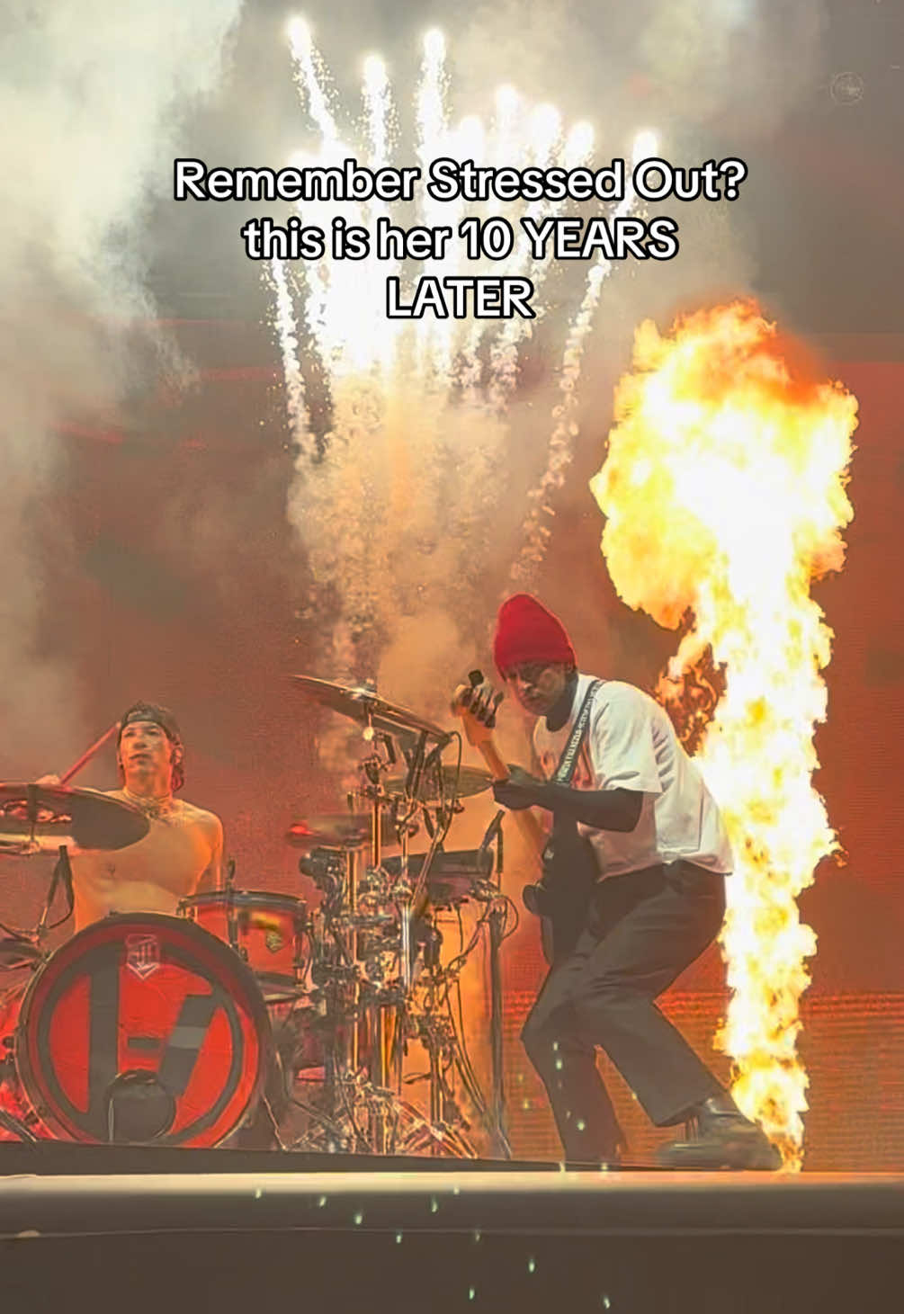 10 years…she’s all grown up and better than ever #stressedout #blurryface #twentyonepilots #tøp #tylerjoseph #joshdun #joshuadun #clancy #fyp #clancytour 