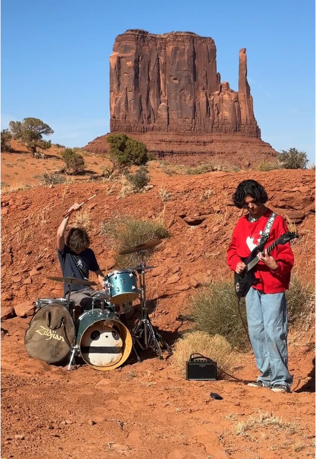 some @Red Hot Chili Peppers with @dylantrueblood #drums #guitar #rock #alternative 