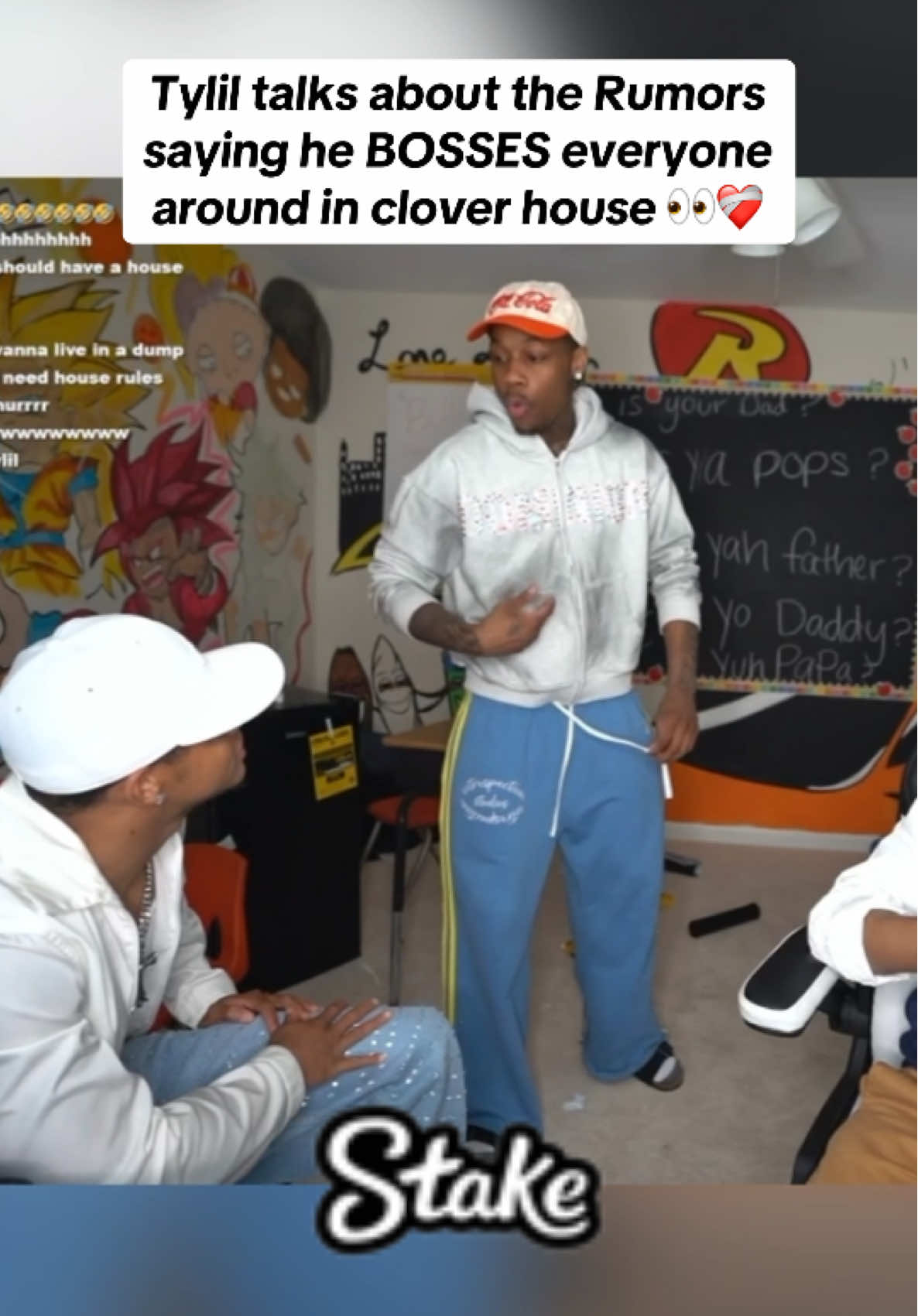 Tylil talks about the Rumors saying he BOSSES everyone around in the clover house 👀❤️‍🩹  #tylil #rakai #reggie #fypシ゚viral #viral #trending #fyppppppppppppppppppppppp @thetylilshow @Lor Reggie🖤 @2xRakai 