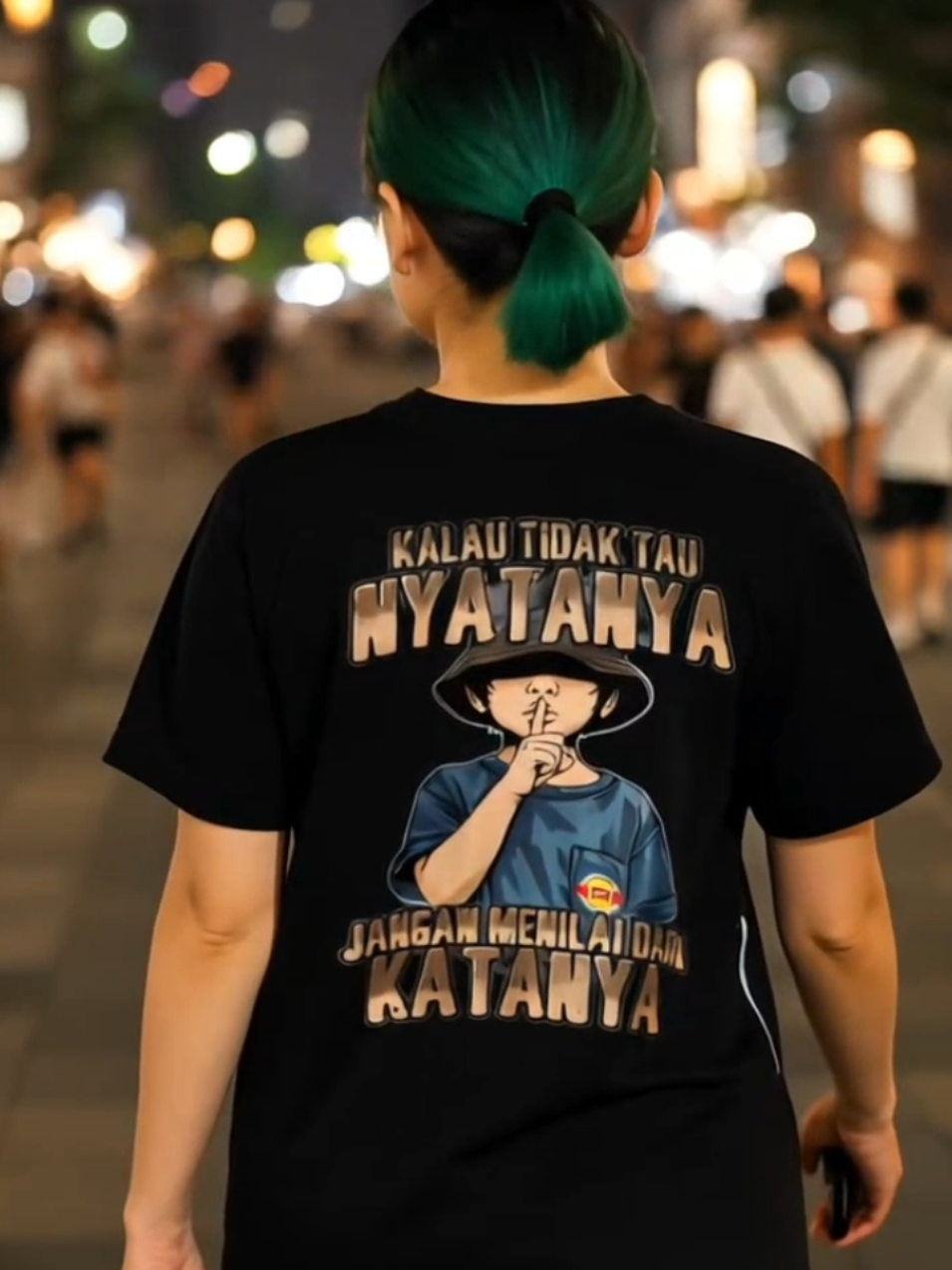 Kalu tidak tau nyatanya jangan menilai dari katanya  #OOTDPria #FashionPria #KaosPria #kaosviral 
