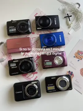 🍀✨🎀🤞🏻 #camaradigital #digitalcamera #sonycybershot #canonpowershot 