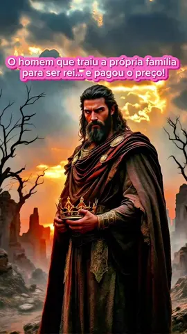O homem que traiu a própria família para ser rei... e pagou o preço! #HistóriasBíblicas #Bíblia #Fé #Cristianismo #InspiraçãoBíblica #Versículos #Reflexão #Espiritualidade #Deus #Testemunho