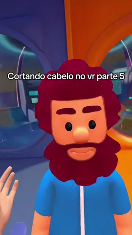 Cortando cabelo no vr parte 5 #game #vr #virtualreality #foryoupage #fyp #barber 
