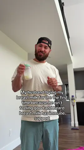 I fear I’ll be producing for two now…😳#baby #breastmilk #husband 
