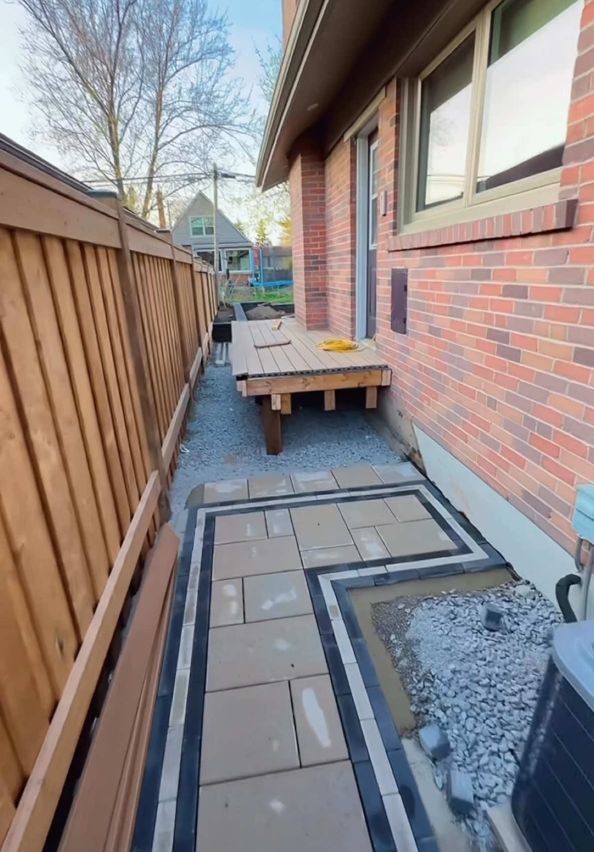 #majhahomeimprovement #deck#decking#landscape#landscaping#wood #carpenter#woodworking #beforeandafter #asmr#builder#pavers#patio#concrete#fyp#garden#Home#homeimprovement #homerenovation#homedesign #kitchen#toronto#driveway#timbertech#trex #backyard (swimmingpool,landscape,deck,landscaping, patio,backyard)