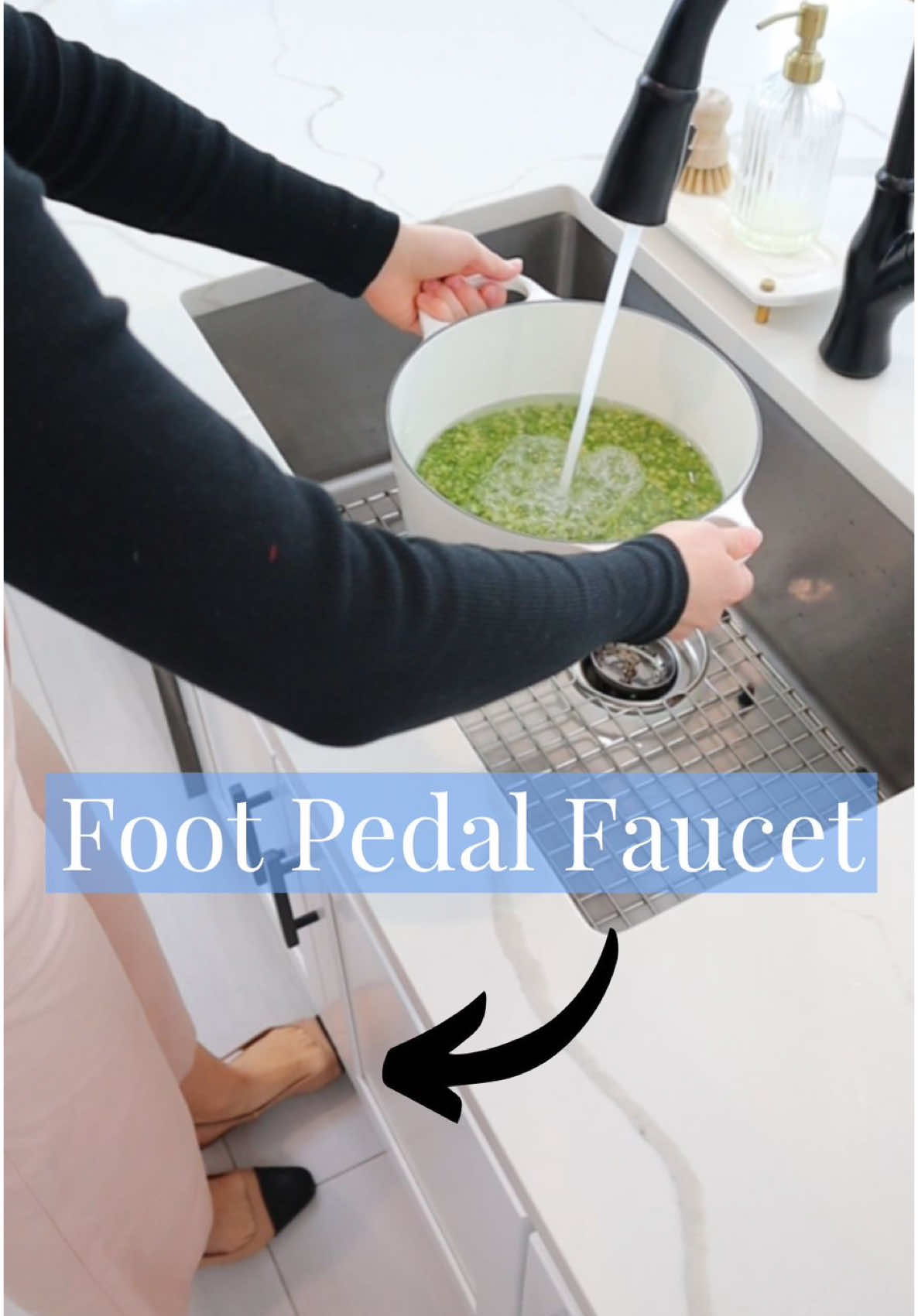 Best easy-install kitchen upgrade 🚰👏 Find this under ✨Kitchen Finds✨ on my website. #amazon #amazonfinds #kitchen #sink 