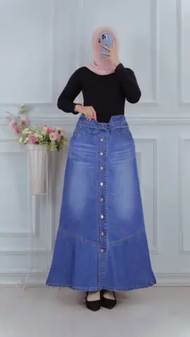 Rok jeans span !                   #rokjeans#rokspan#kancing#OOTD#fashion#fypage #fyppage 